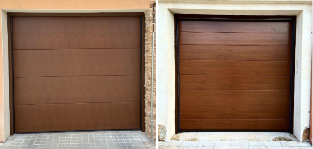 puertas de garaje seccionales paneles